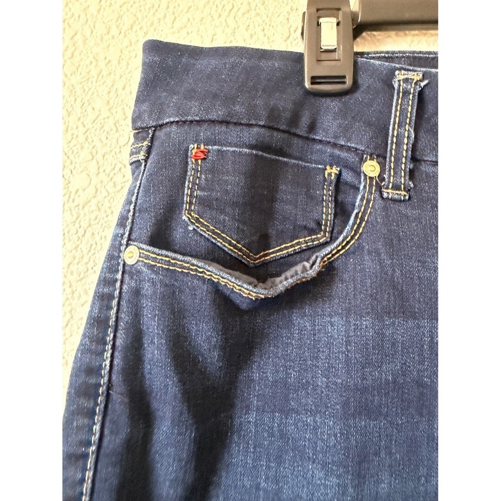Seven7 Plus Size Tummyless High Rise Skinny Jeans Dark Wash Blue Size 12 - Picture 11 of 16